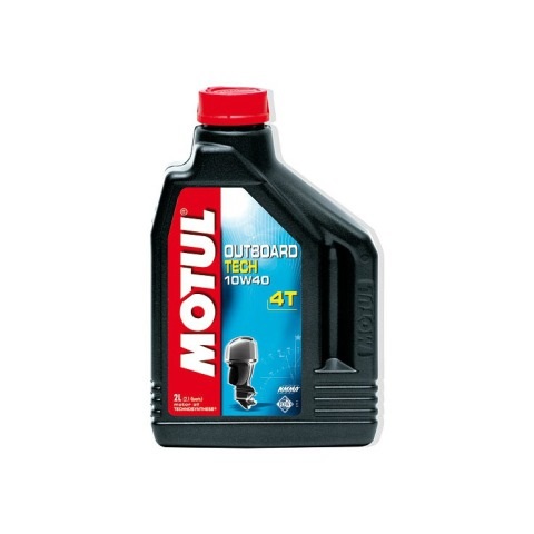 фото Моторное масло MOTUL Outboard TECH 4T 10W-40 2л 