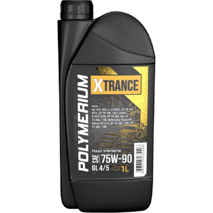 фото Трансмиссионное масло POLYMERIUM XTRANS 75W-90 GL4/5 1L 