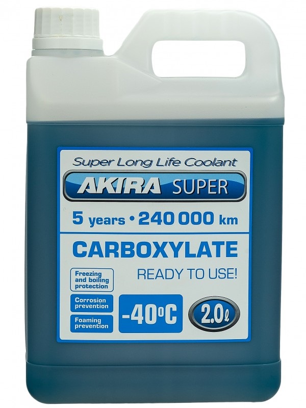 фото Антифриз Akira Super Long-life Coolant blue -40 2л. 