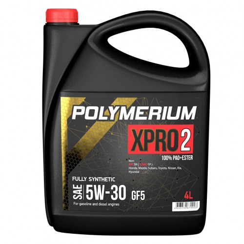 фото Моторное масло POLYMERIUM XPRO2 5W-30 GF6 SP 4L 