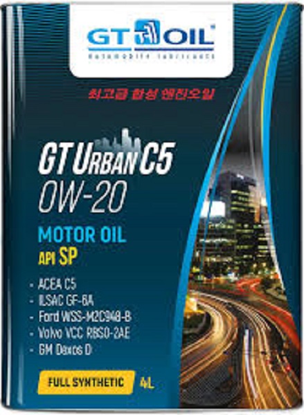 фото Моторное масло GT Oil Urban C5 0W-20 SP 4л 