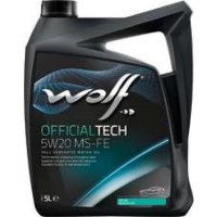 фото Моторное масло WOLF Officialtech 5W-20 4л/4 MS-FE 