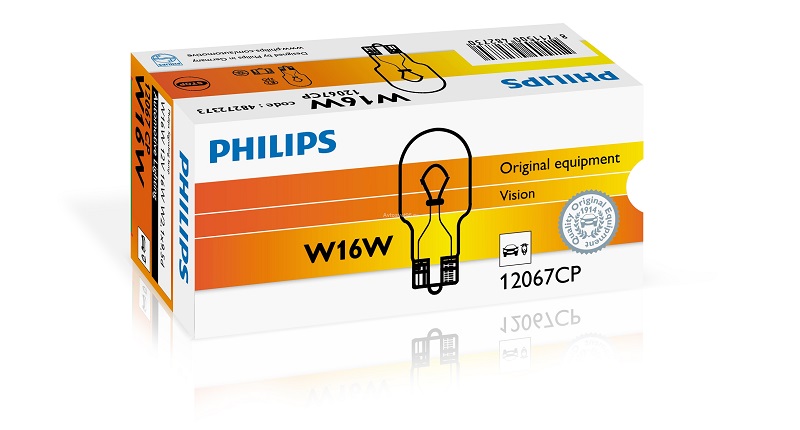 фото Автолампа Philips 12V W16W 12067CP 