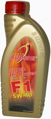 фото Моторное масло JB GERMAN OIL Super F1 RS Power 5W40 A3/B4 1л  