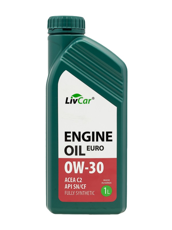 фото Моторное масло LIVCAR ENGINE OIL EURO 0W-30 ACEA C2 API SN/CF 1л 