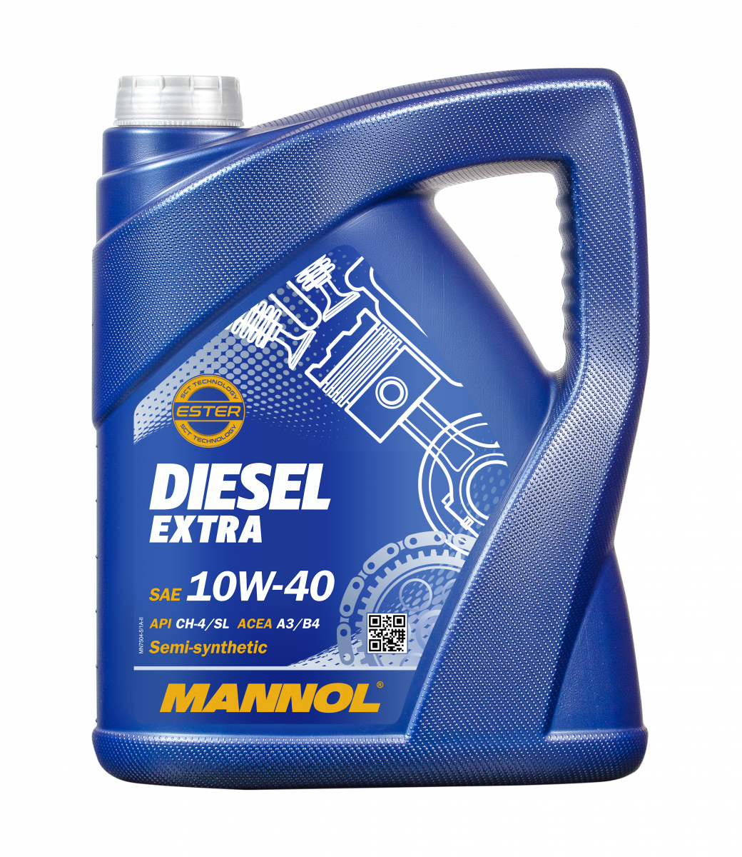 фото Моторное масло MANNOL Diesel Extra 10W-40 7504, 5л 