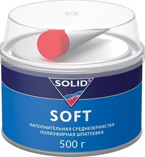 фото Шпатлевка наполнительная среднезернистая SOLID SOFT 500гр. 