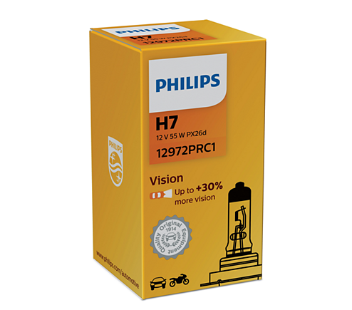 фото Автолампа Philips H7 12V 55W Vision +30% 