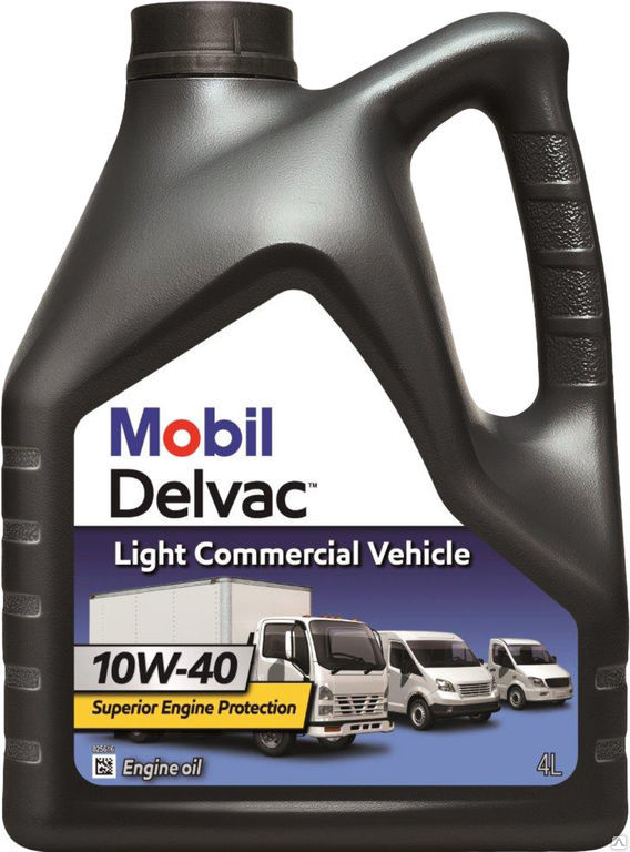 фото Моторное масло MOBIL Delvac Light Commercial Vehicle 10W-30 4л 
