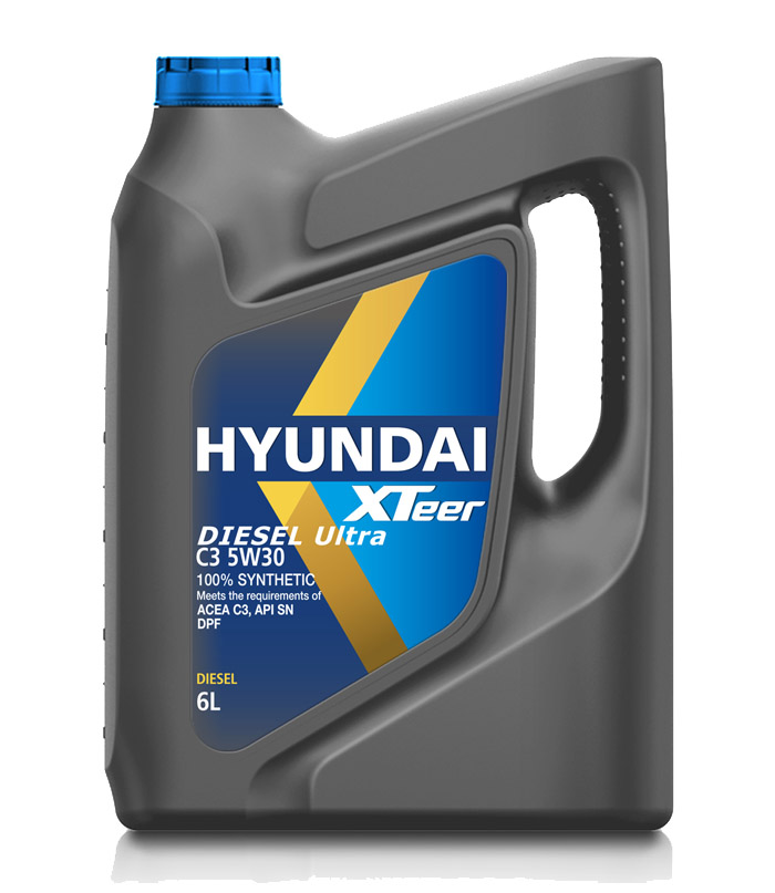 фото Моторное масло для HYUNDAI XTeer Diesel ULTRA C3 5W-30 SN 6л 