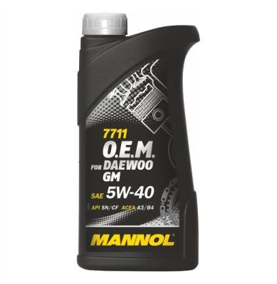 фото Моторное масло Mannol OEM Daewoo GM 5W-40 1л 