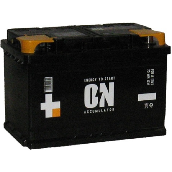 фото Аккумулятор 6 СТ-75 АПЗ ON о.п. низкая 