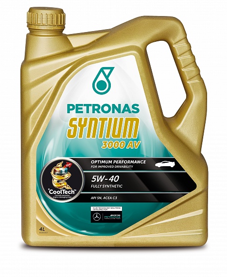фото Моторное масло Petronas syntium 3000 AV 5W-40 4л 