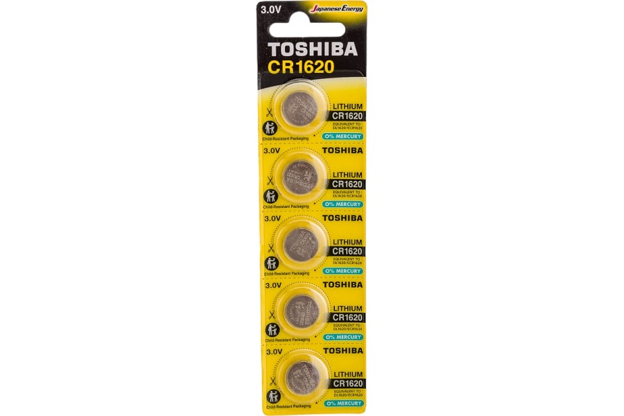 фото Элемент питания CR 1620 Toshiba 1шт 