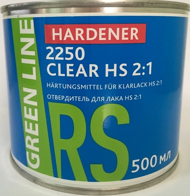 фото Отвердитель для лака GREEN LINE 2250 Hardener Clear HS 2:1 500 мл 