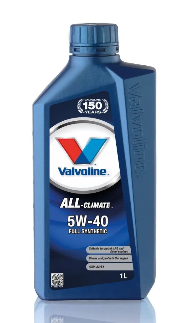 фото Моторное масло Valvoline ALL CLIMATE SAE 5W-40 1л. 