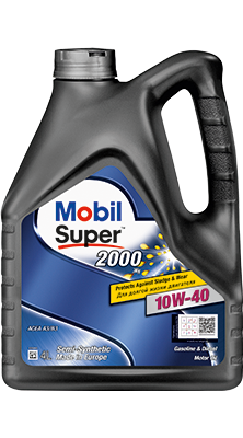 фото Моторное масло MOBIL Super 2000 X1 10W-40 4л. 