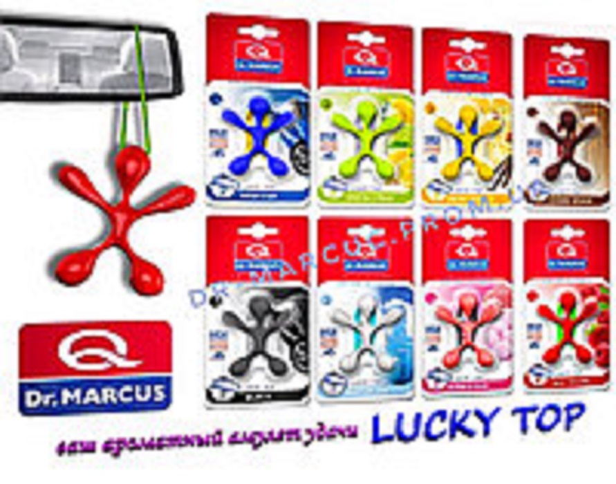 фото Ароматизатор на зеркало Dr.Marcus Lucky Top в ассортименте 