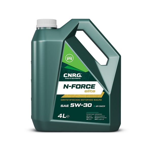 фото Моторное масло C.N.R.G. N-Force Elite 5W-30 SM/CF 4л в пластике 