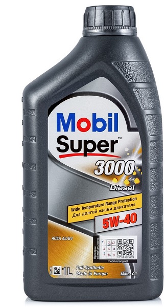 фото Моторное масло MOBIL Super 3000 X1 Diesel 5W-40 1л 