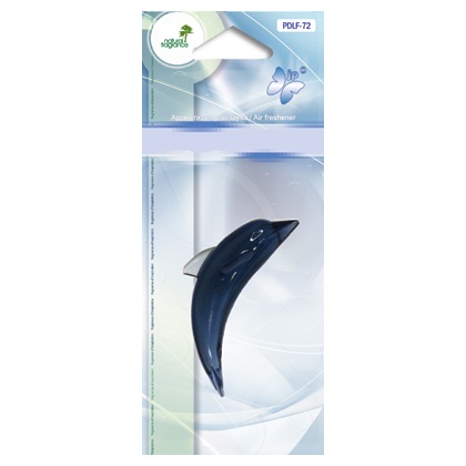 фото Ароматизатор подвесной гелевый Дельфин-3D Свежий бриз 