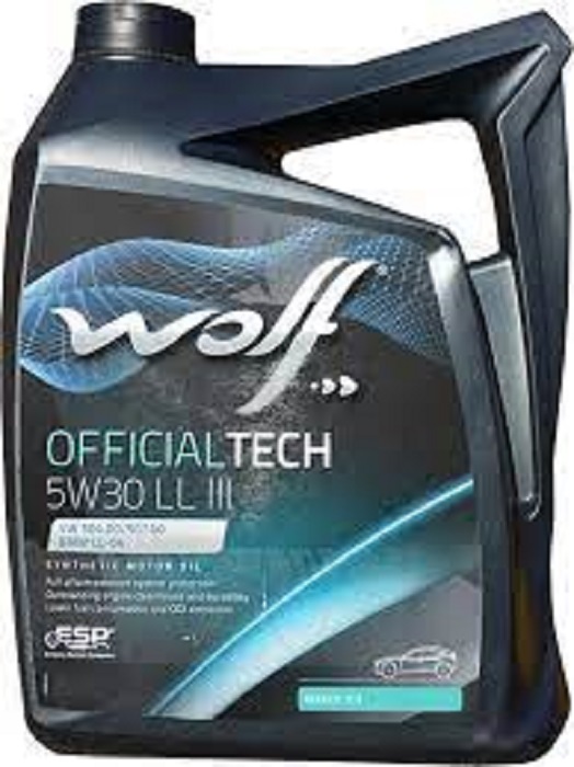 фото Моторное масло WOLF Officialtech 5W-30 5л C3 LL III 