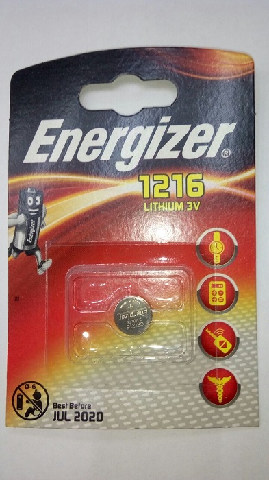 фото Элемент питания CR 1216 ENERGIZER 