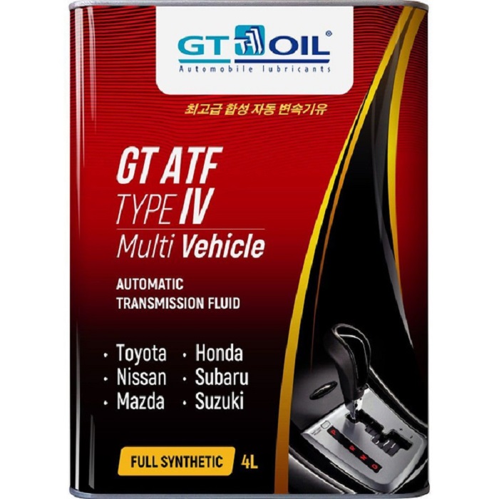 фото Трансмиссионное масло GT Oil ATF TYPE IV MULTI VEHICLE 4л 