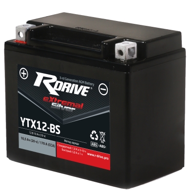 фото Аккумулятор RDrive eXtremal SILVER YTX12-BS 
