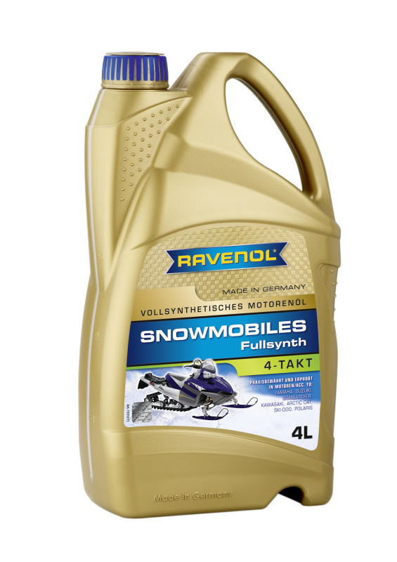 фото Масло для 4-Такт снегоходов RAVENOL Snowmobiles 4-Takt Fullsynth. (4л) 