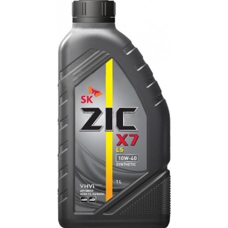 Картинка Моторное масло ZIC 10W-40 X7 LS 1л 