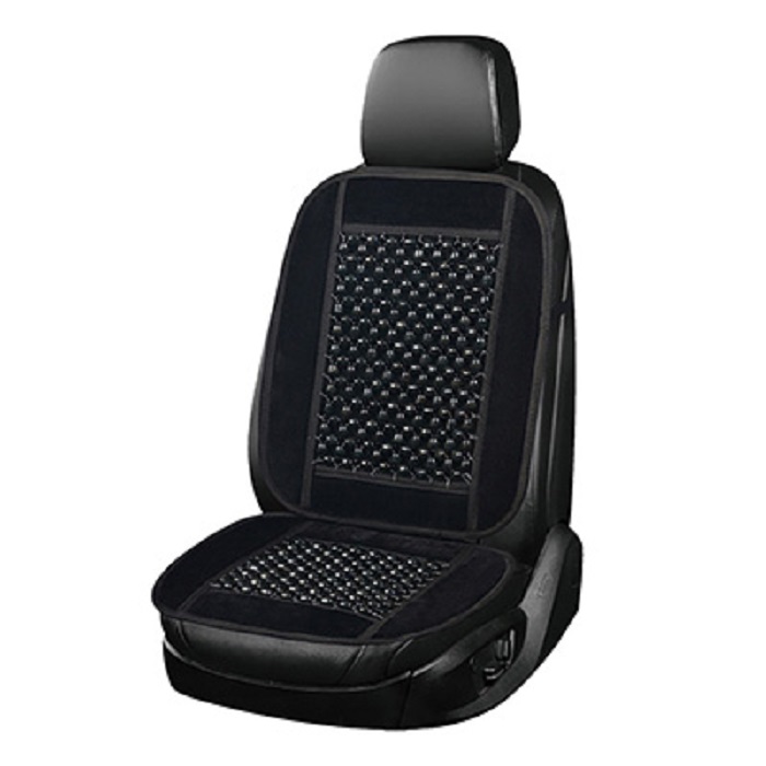 фото Накидка на сиденье массажная Massage-02 дерево/полиэстер черный Skyway 