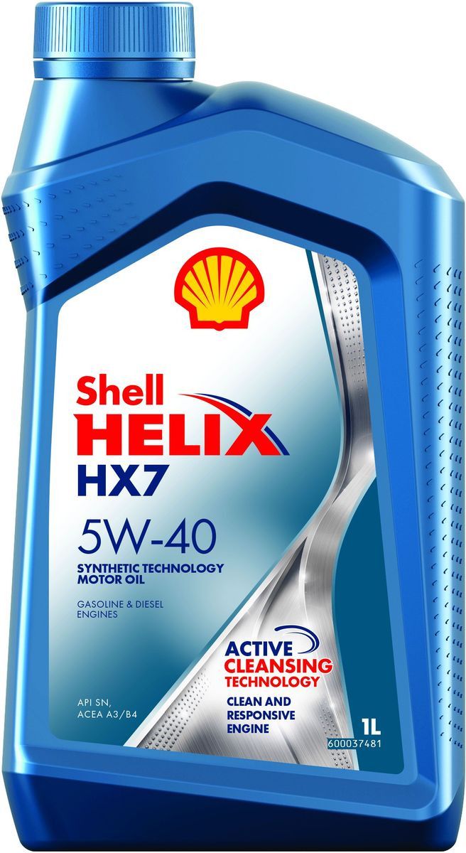 фото Моторное масло Shell Helix HX7 5W-40 1л 