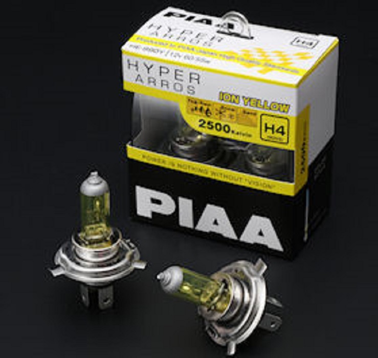 фото Автолампа PIAA BULB HYPER ARROS ION YELLOW 2500K HE-990Y H4 