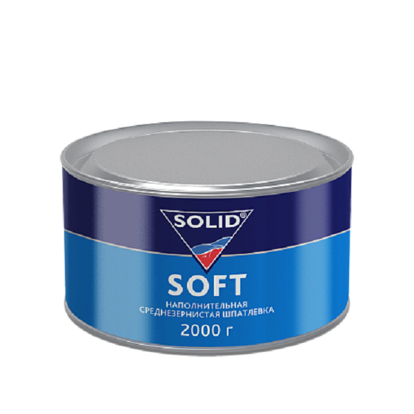 фото Шпатлевка наполнительная среднезернистая SOLID SOFT 2000гр. 