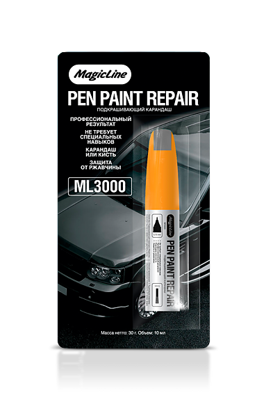 фото Подкрашивающий карандаш черный 10мл  ML3000 