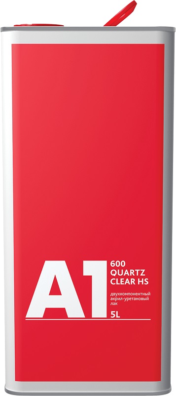 фото Лак А1 600 Quartz Clear HS 5000 + 2500 мл в компл. с отвердителем 
