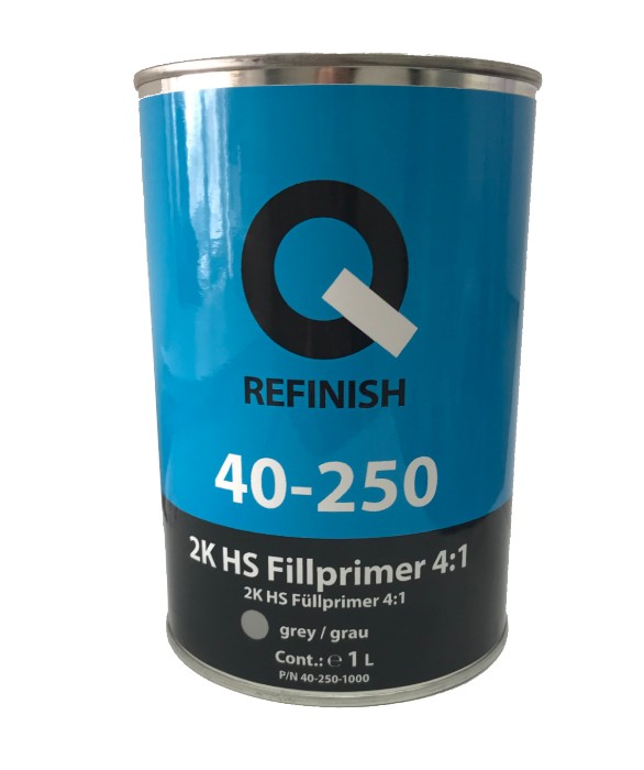 фото Грунт Q-refinish 2K HS Fillprimer 4:1 серый 1л+250 мл 