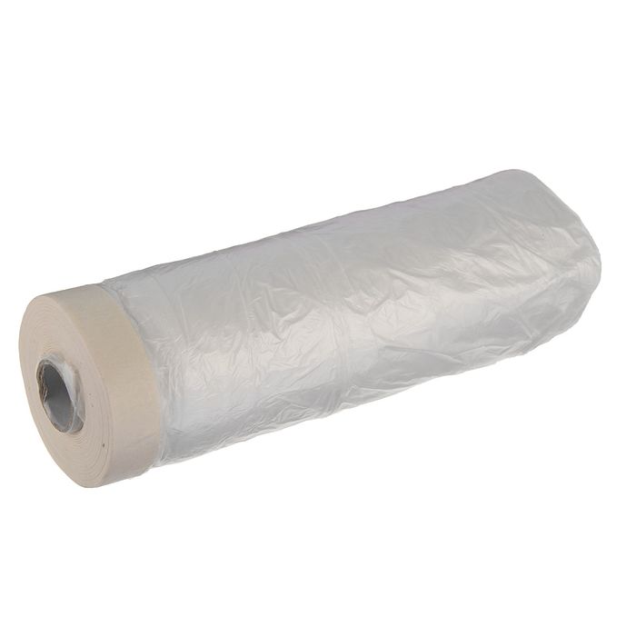 фото Пленка укрывная с липкой лентой, рулон 20 м, ширина 120 см 