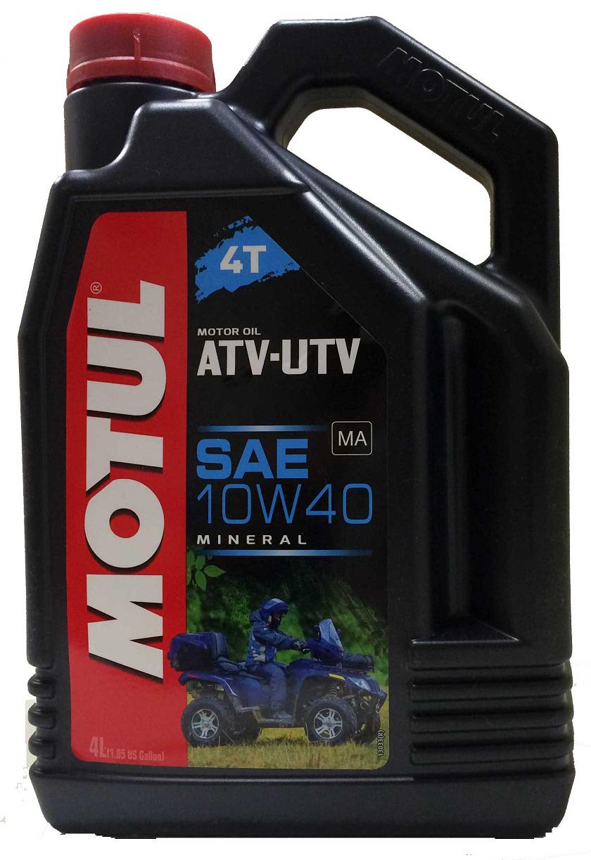 фото Моторное масло MOTUL ATV-UTV 4T 10W-40 4л 