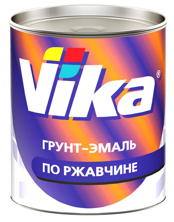 фото Vika Грунт-эмаль по ржавчине 0,9 кг Хаки 