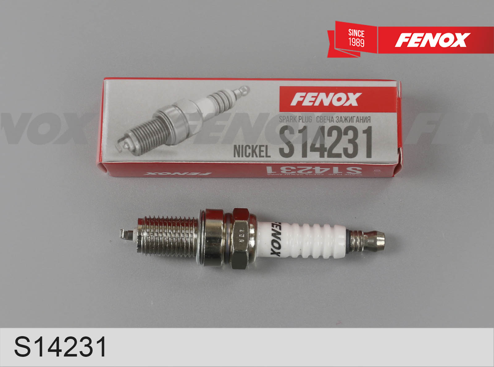 фото Свеча зажигания Fenox Nickel S14231 (XU22PR9, DCPR8E 4339) 