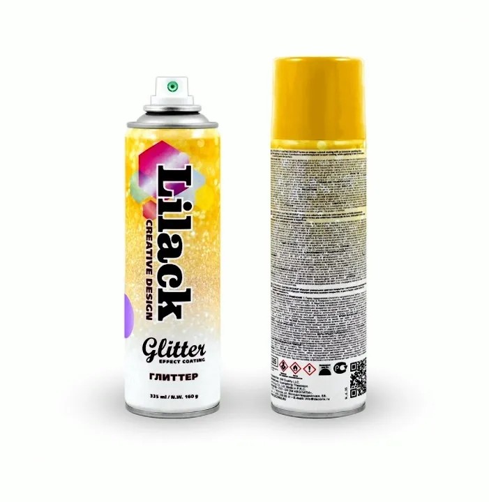 фото Блестки-глиттеры Glitter Effect Coating Lilack сверкающий фиолетовый 335 мл Mobicar 