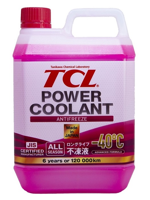 фото Антифриз TCL power coolant -40C розовый 2л, длительного действия 