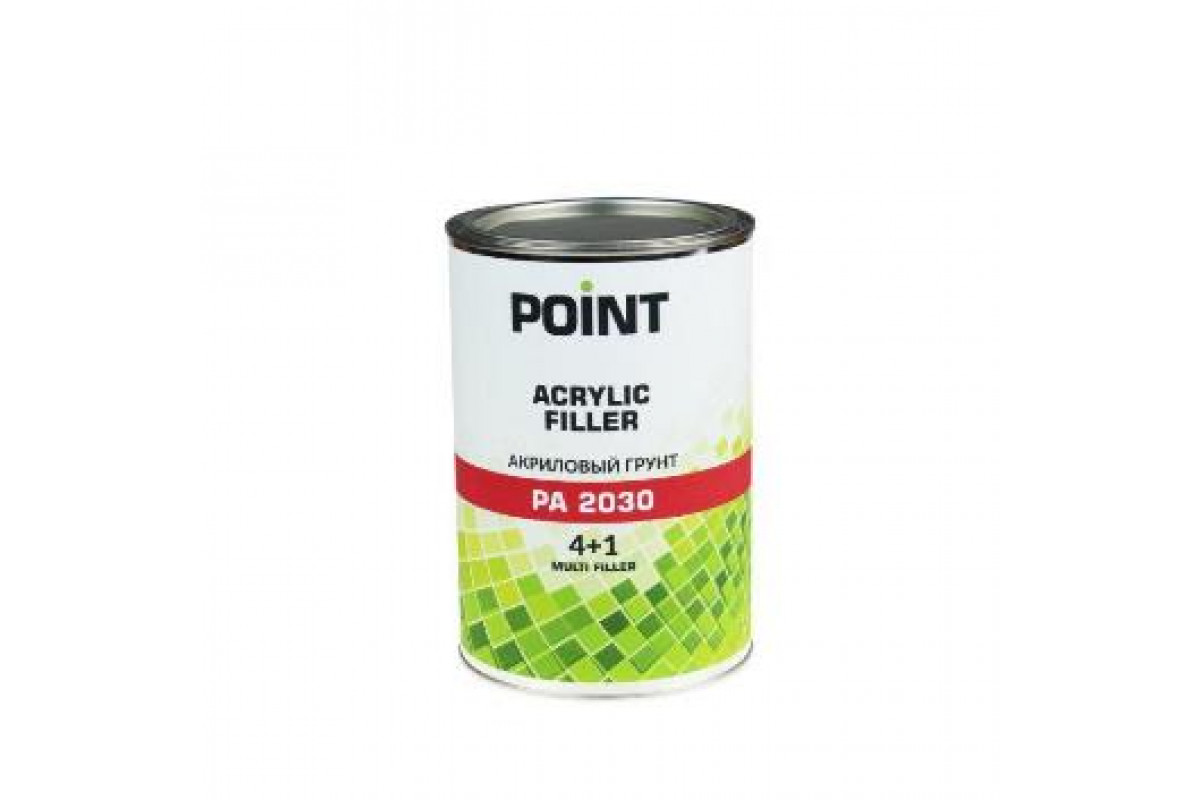 фото Грунт акриловый 4+1 Point PA 2030 Multi Filler (1,0л + 0,2л) серый 