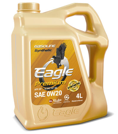фото Моторное масло EAGLE PREMIUM Gasoline 100% SYN. 0W20 API SP 4L 