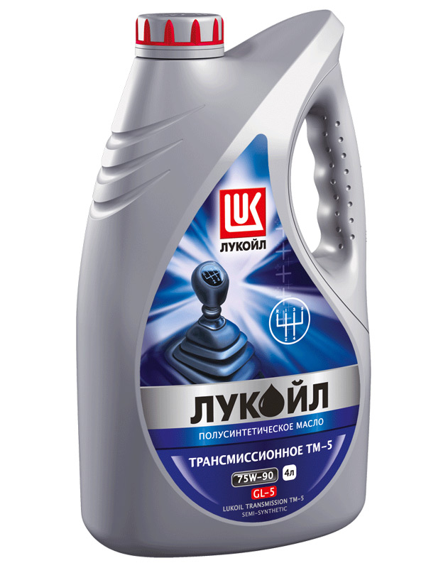 фото Трансмиссионное масло Лукойл ТМ-5 SAE 75W-90 GEAR API GL-5 4л 