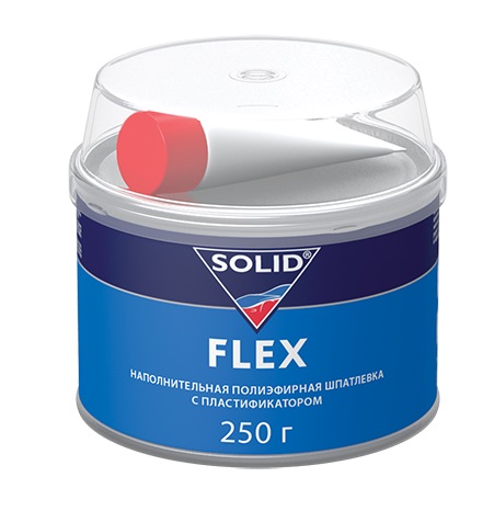 фото Шпатлевка наполнительная с пластификатором SOLID Flex 250 г 