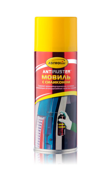 фото Мовиль с силиконом аэрозоль - 520мл АС-4835 АСТРОХИМ  