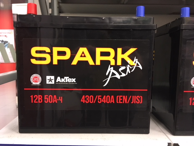 фото Аккумулятор Spark Азия 50 А/ч п.п. ток 430  238 х 129 х 223 60B24R 
